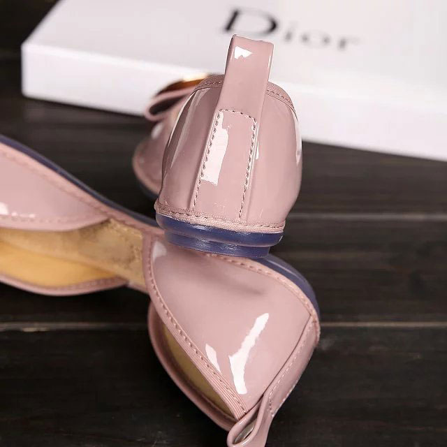 2016 Dior women shoes in Patent leather