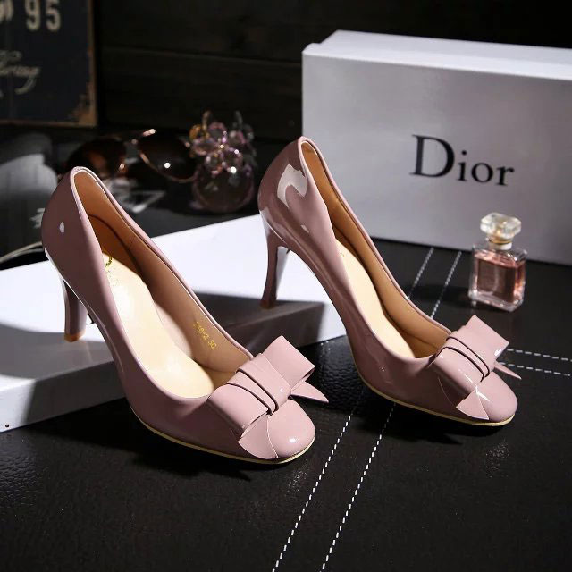 2016 Dior women shoes in Patent leather Heel Height 8cm