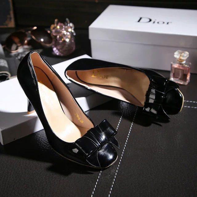 2016 Dior women shoes in Patent leather Heel Height 8cm