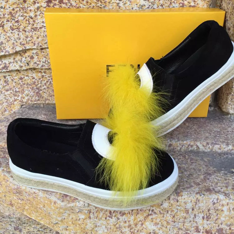 2016 Fendi women shoes in Nubuck Leather