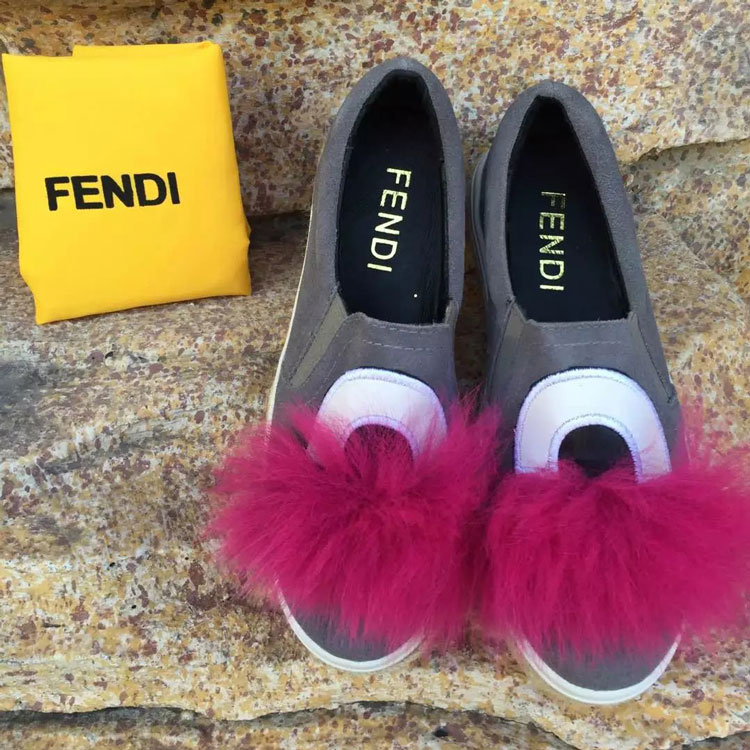 2016 Fendi women shoes in Nubuck Leather