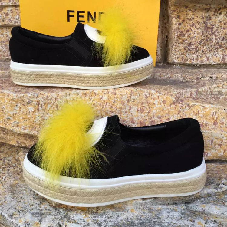 2016 Fendi women shoes in Nubuck Leather