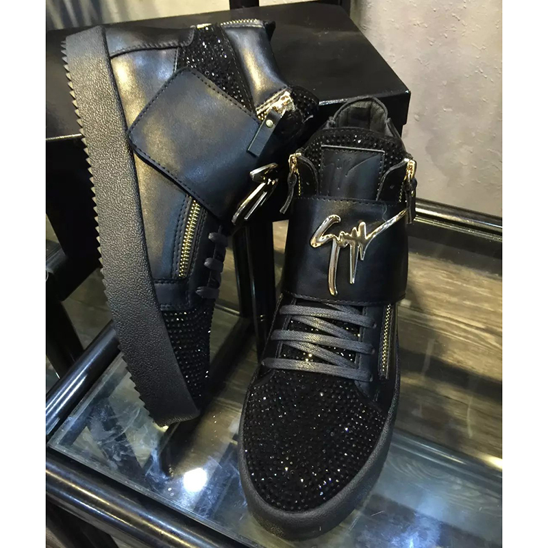 2016 Giuseppe Zanotti men Cowhide leather Sneaker