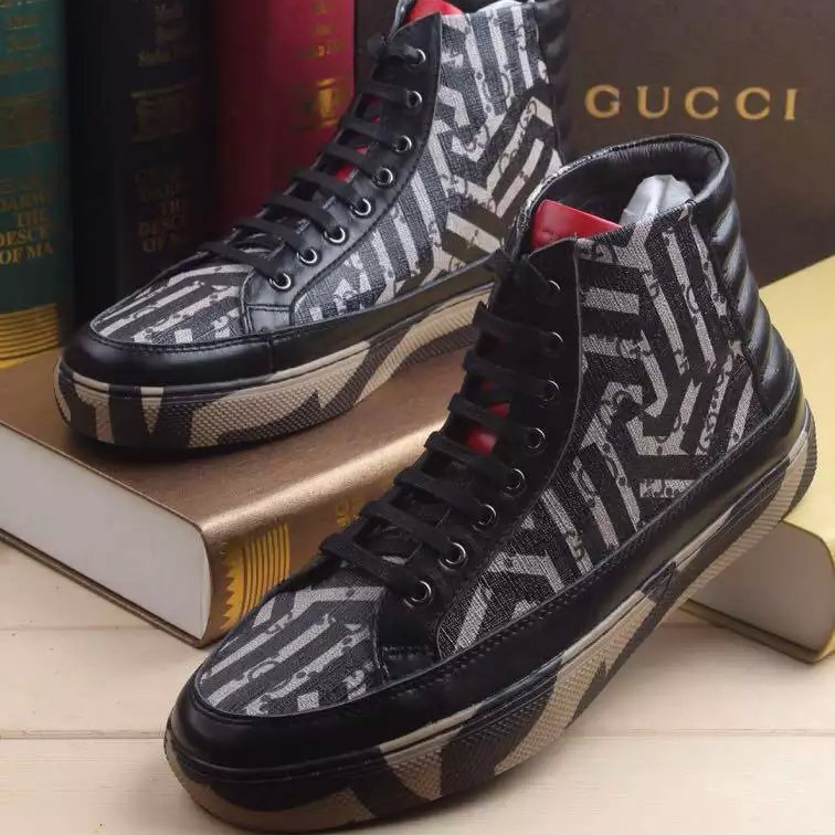 2016 Gucci men Lace-up sneaker shoes