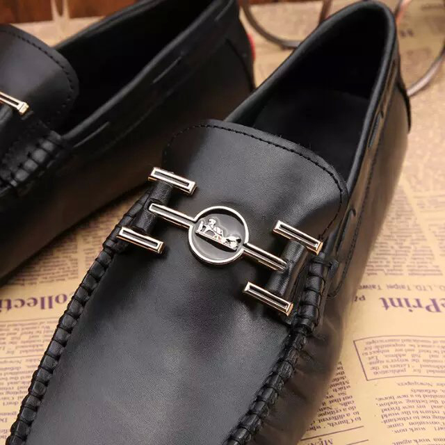 2016 Hermes Calfskin leather men Casual shoes