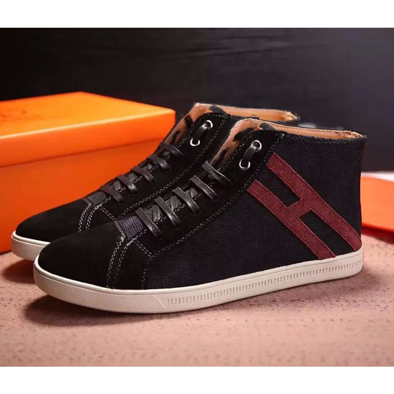 2016 Hermes Nubuck leather men Casual shoes