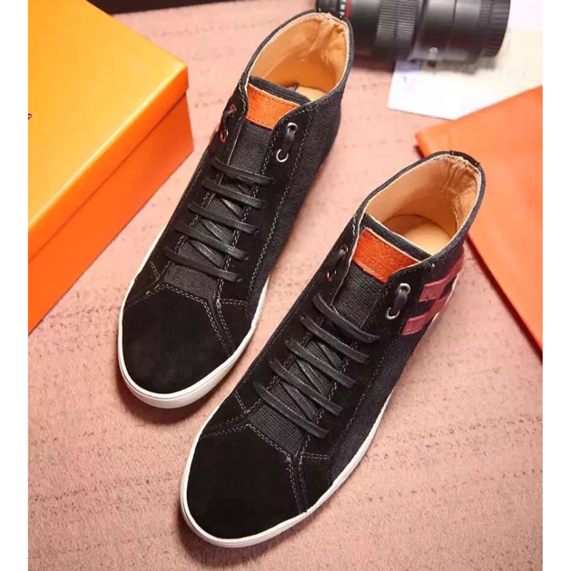 2016 Hermes Nubuck leather men Casual shoes