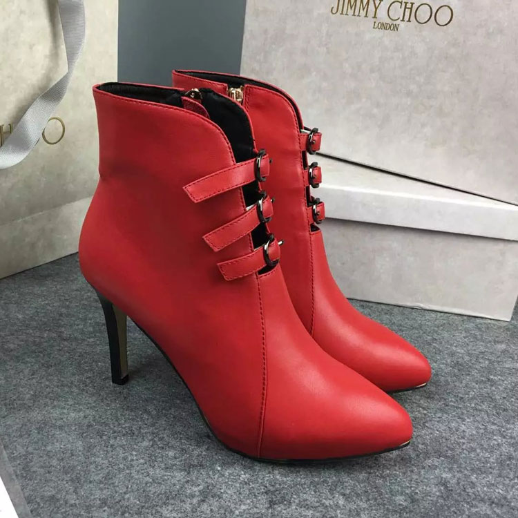 2016 Jimmy Choo Women Boots in Calfskin leather