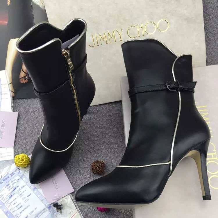 2016 Jimmy Choo Women Boots in Calfskin leather