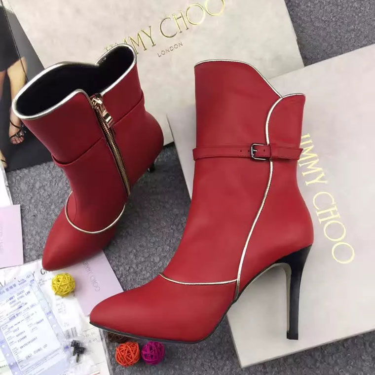 2016 Jimmy Choo Women Boots in Calfskin leather