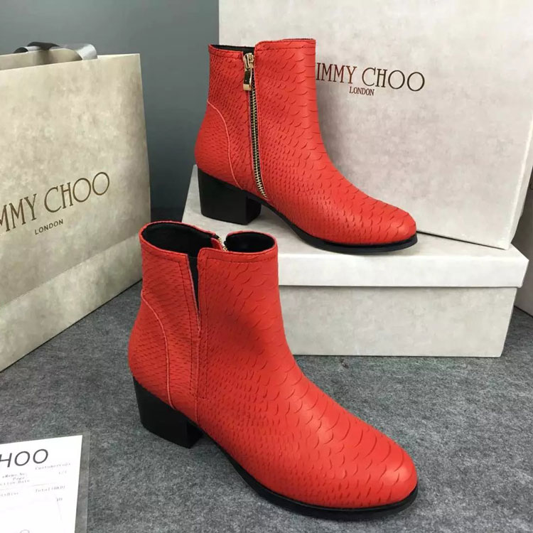 2016 Jimmy Choo Women Boots in Calfskin leather