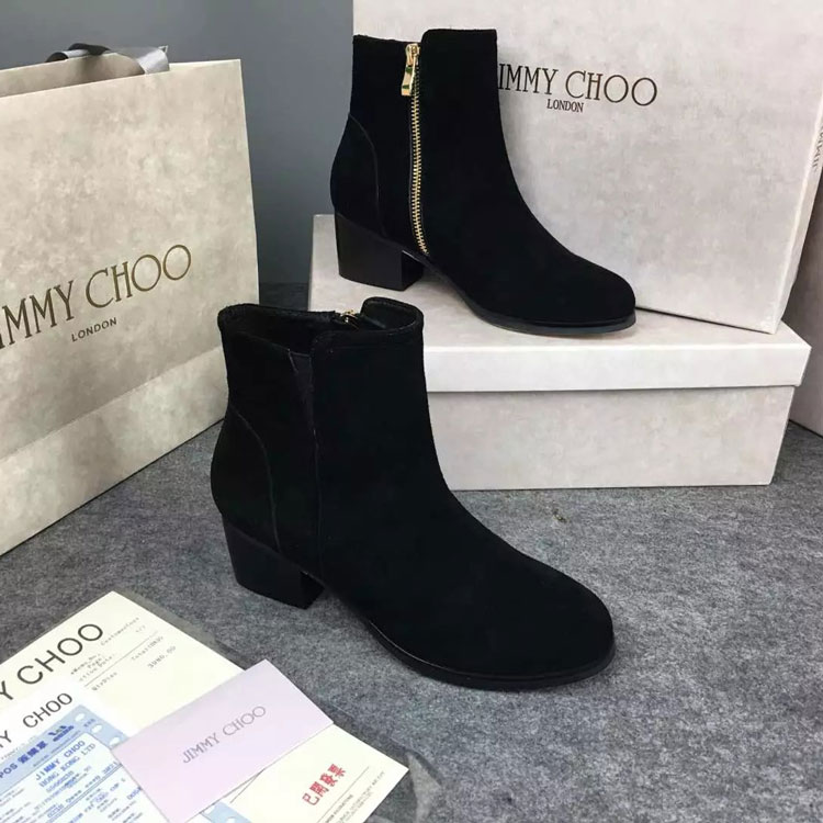 2016 Jimmy Choo Women Boots in Nubuck Leather