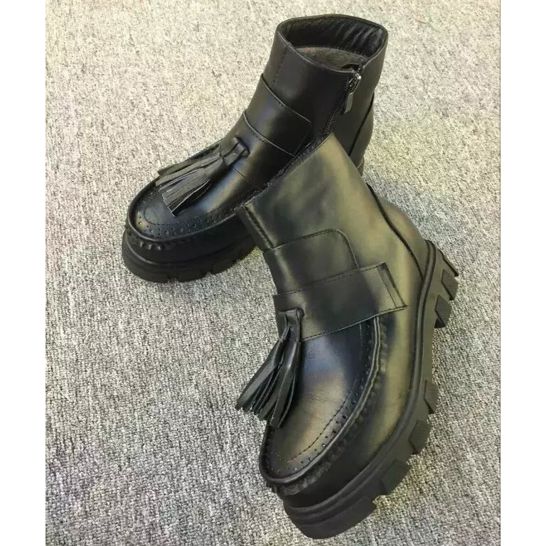 2016 Latest Prada Calfskin leather Casual boots