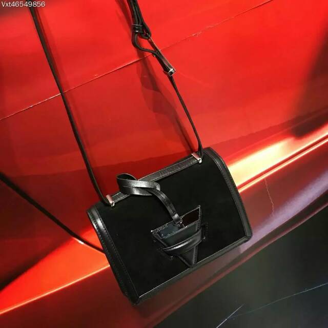 2016 Loewe Barcelona Shoulder Bag in Black