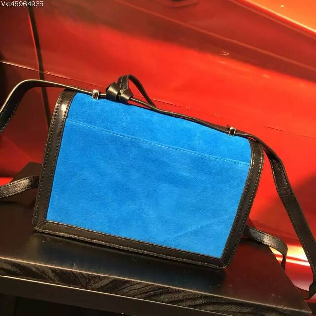 2016 Loewe Barcelona Shoulder Bag in Blue