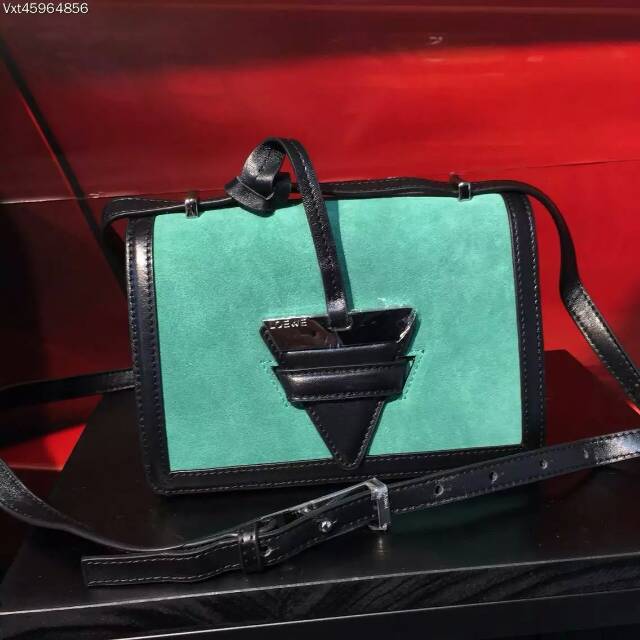 2016 Loewe Barcelona Shoulder Bag in Green