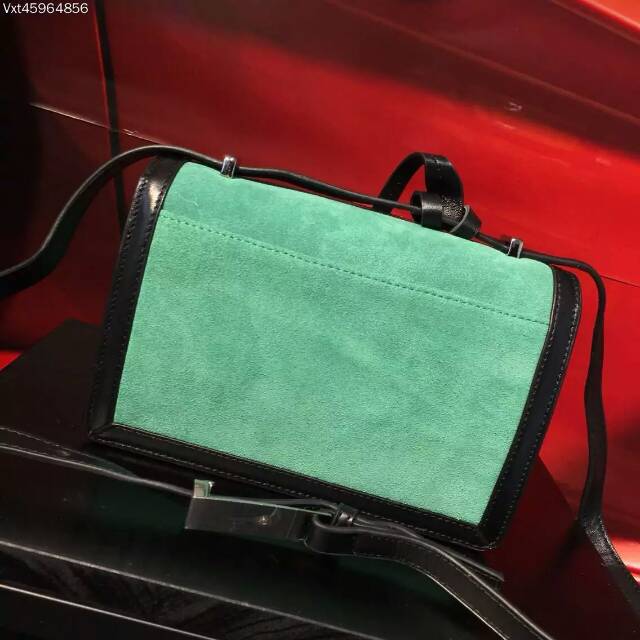 2016 Loewe Barcelona Shoulder Bag in Green