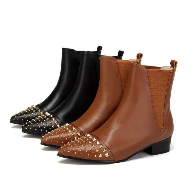 2016 Louis vitton women Boots in Calfskin leather with rivet