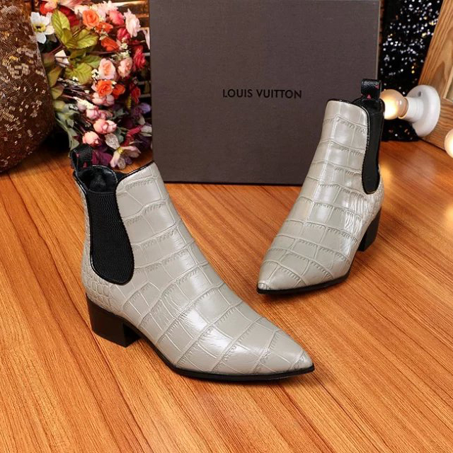 2016 Louis vitton women Calfskin leather boots