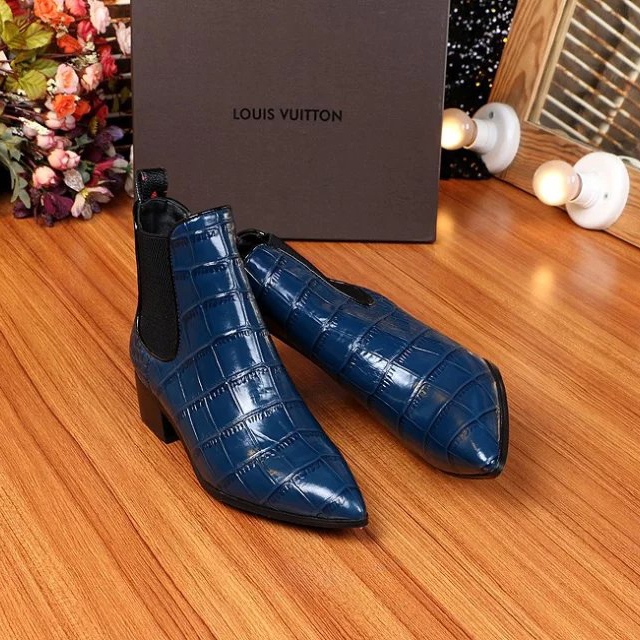 2016 Louis vitton women Calfskin leather boots