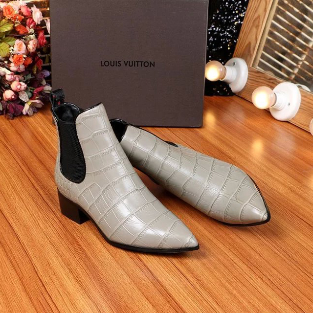 2016 Louis vitton women Calfskin leather boots