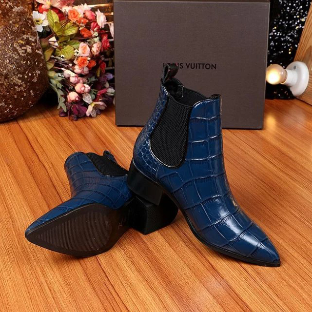 2016 Louis vitton women Calfskin leather boots