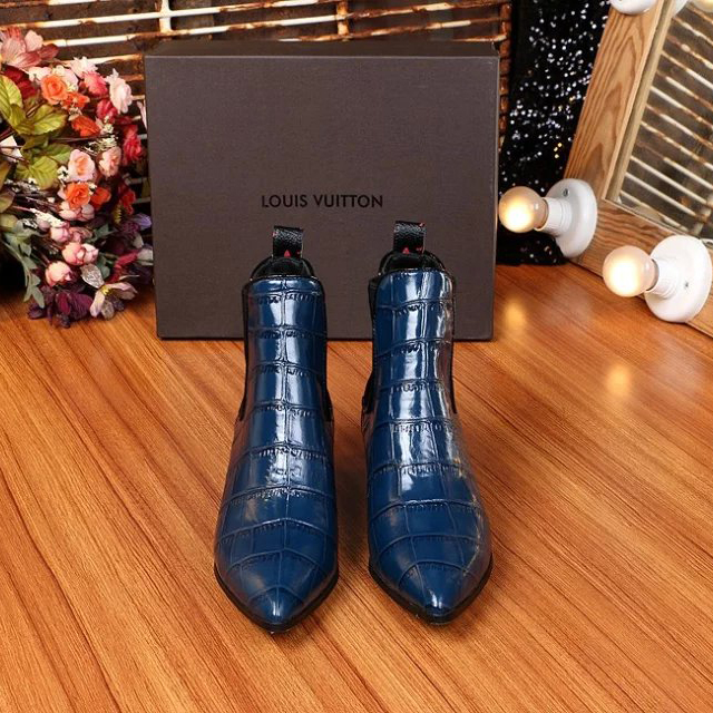 2016 Louis vitton women Calfskin leather boots