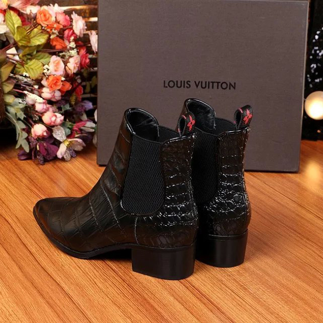 2016 Louis vitton women Calfskin leather boots