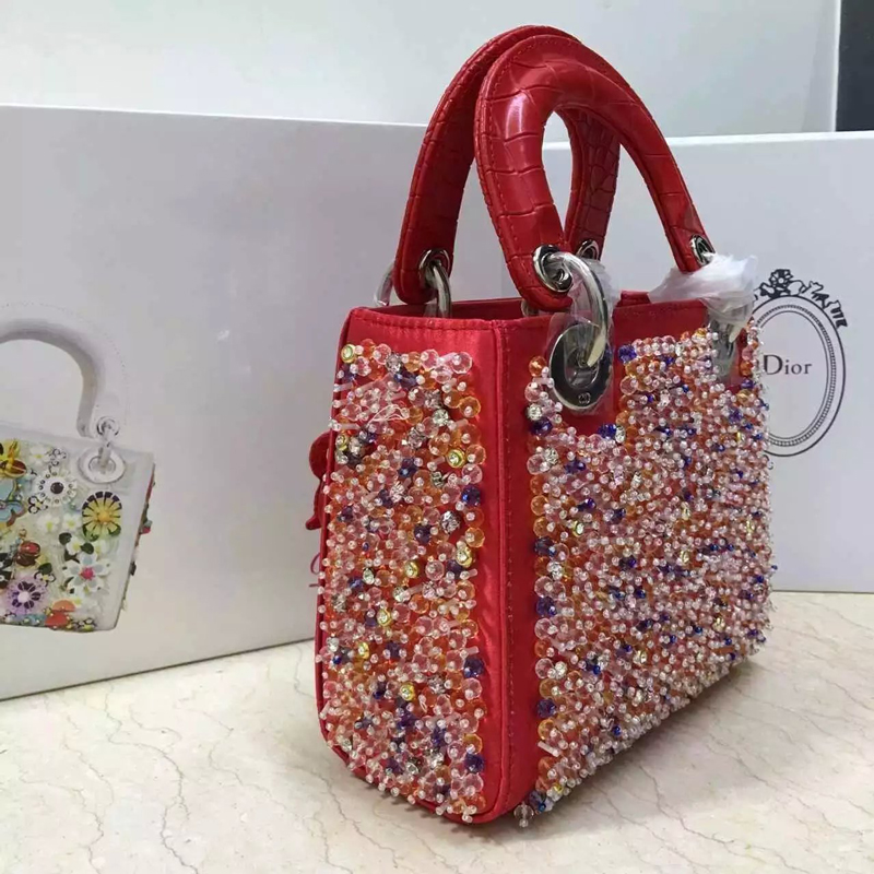 2016 MINI LADY DIOR BAG Red