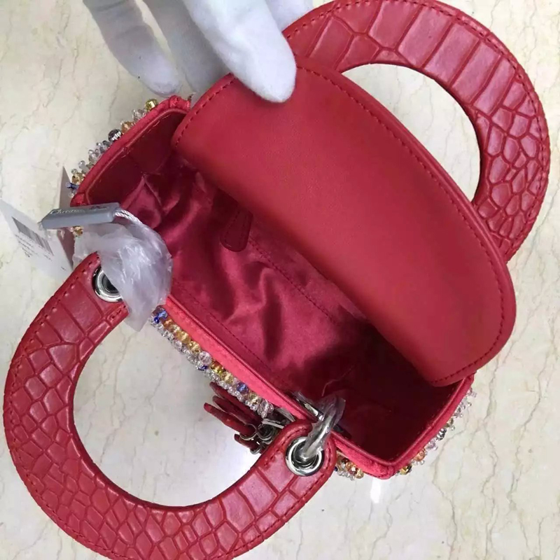 2016 MINI LADY DIOR BAG Red