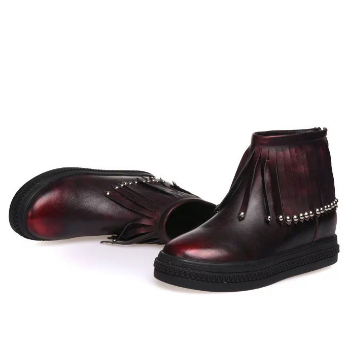 2016 Mcqueen women Boots in Calfskin leather