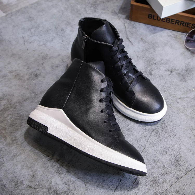 2016 Mcqueen women Sneakers shoes in Calfskin leather