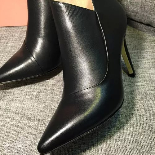 2016 Miu Miu Calfskin leather short Boots