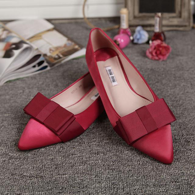 2016 Miu Miu women Flat shoes