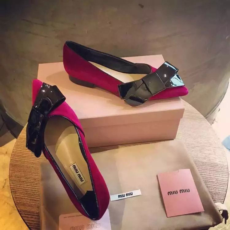 2016 Miu Miu women Flats shoes