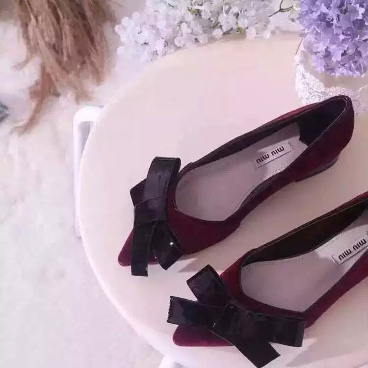 2016 Miu Miu women Flats shoes