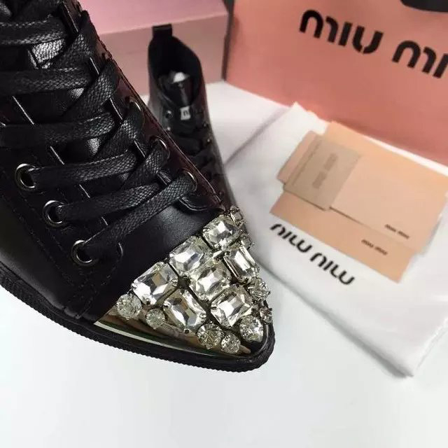 2016 Miu Miu women shoes in Calfskin leather