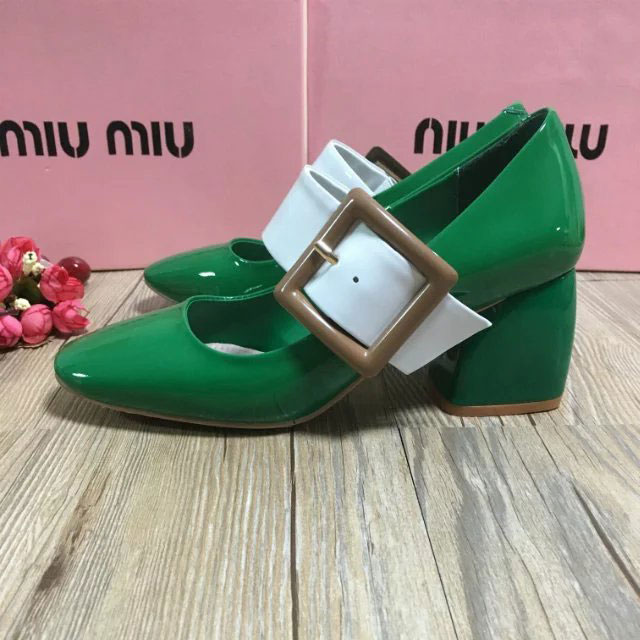 2016 Miu Miu women shoes in Patent leather