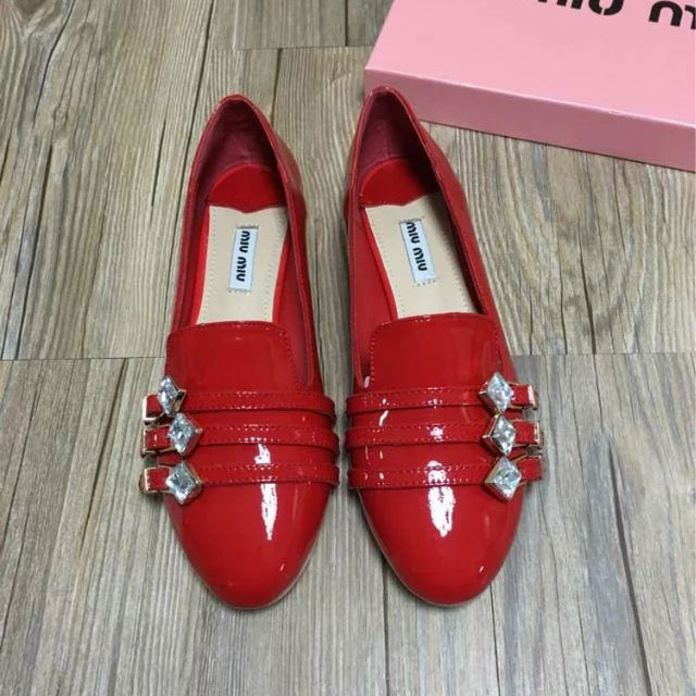 2016 Miu Miu women shoes in Patent leather