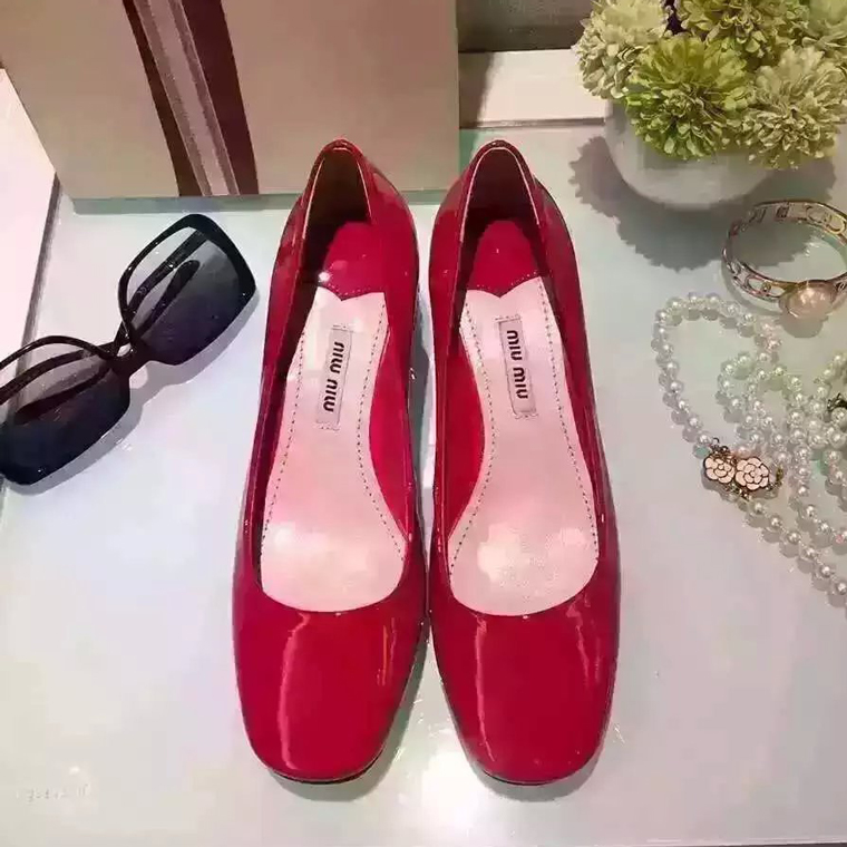 2016 Miu Miu women shoes in Patent leather