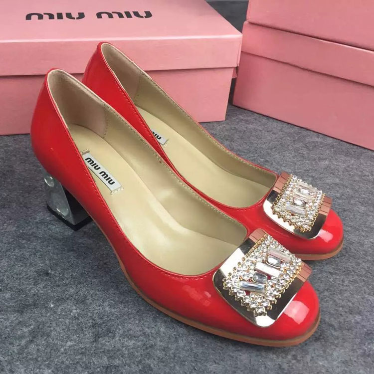 2016 Miu Miu women shoes in Patent leather