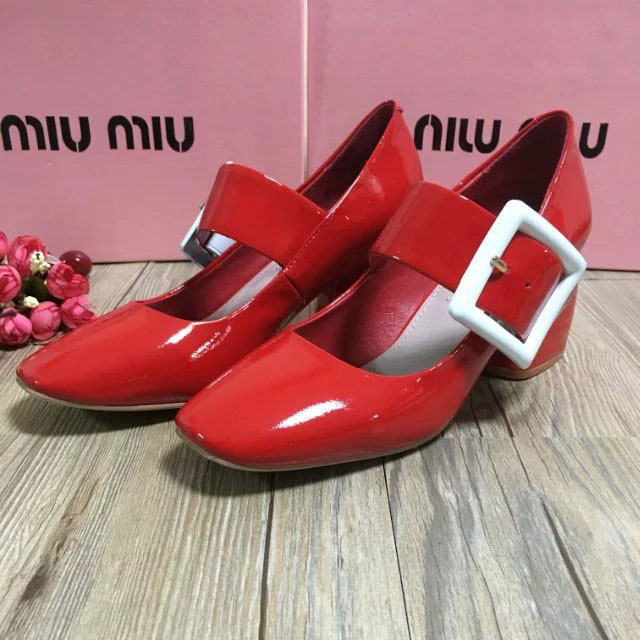 2016 Miu Miu women shoes in Patent leather