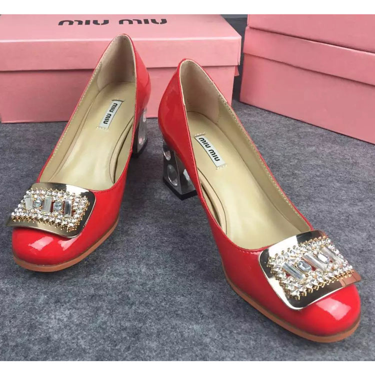 2016 Miu Miu women shoes in Patent leather