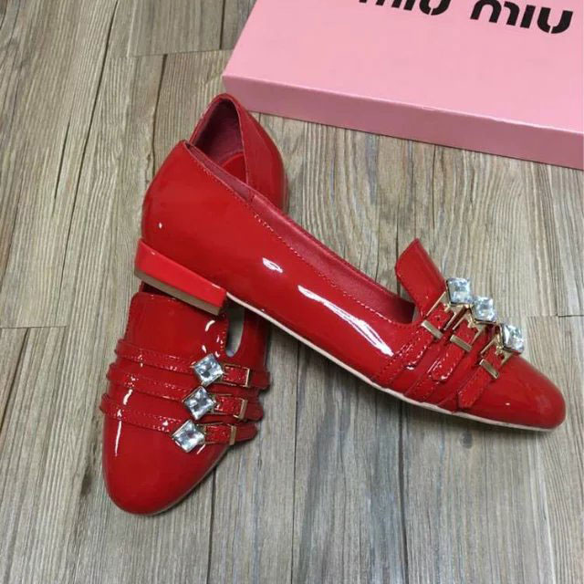 2016 Miu Miu women shoes in Patent leather