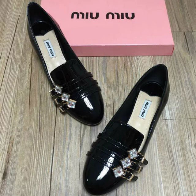 2016 Miu Miu women shoes in Patent leather