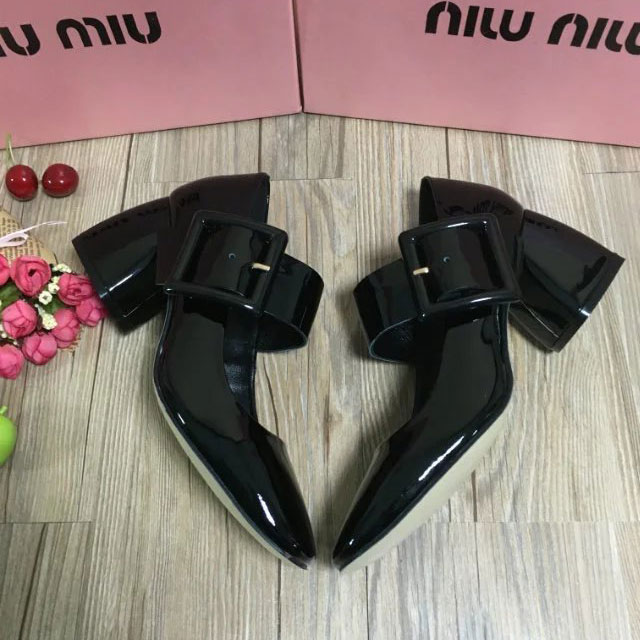 2016 Miu Miu women shoes in Patent leather