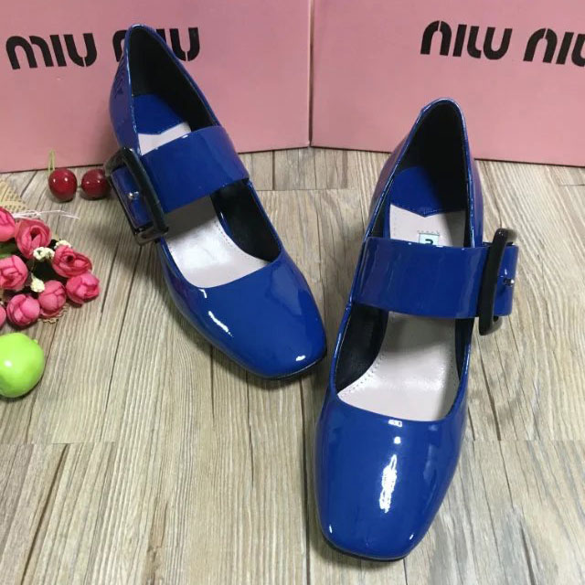 2016 Miu Miu women shoes in Patent leather