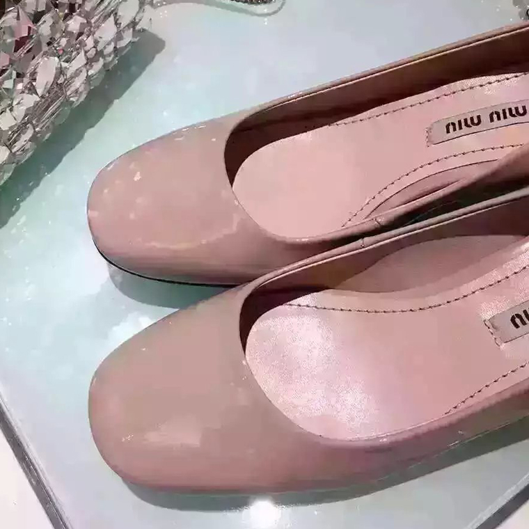 2016 Miu Miu women shoes in Patent leather