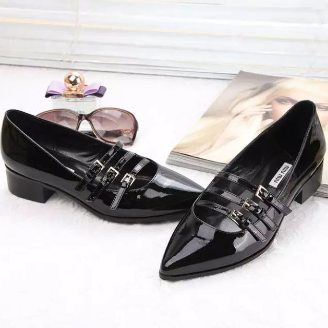 2016 Miu Miu women shoes in Patent leather