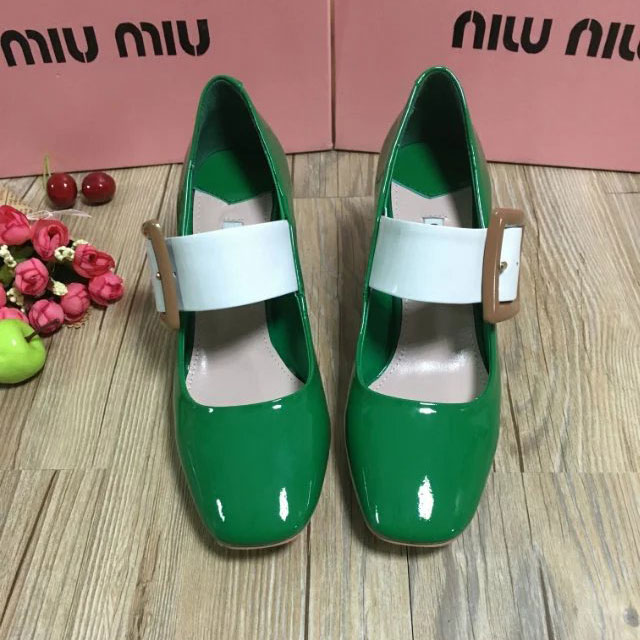 2016 Miu Miu women shoes in Patent leather